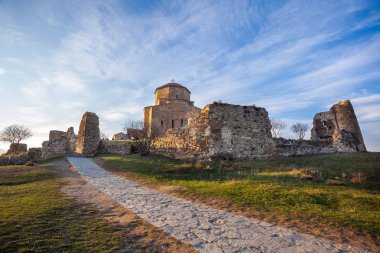 Ortodoks Manastırı Jvari. 5-6 yüzyıl binası. Georgia, Mtskhet