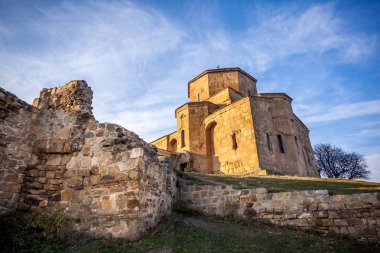Ortodoks Manastırı Jvari. 5-6 yüzyıl binası. Georgia, Mtskhet