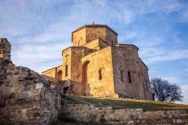 Ortodoks Manastırı Jvari. 5-6 yüzyıl binası. Georgia, Mtskhet
