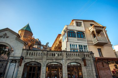 Tiflis, Gürcistan - 18 Temmuz 2015. XIII yüzyıl St George görünümünü