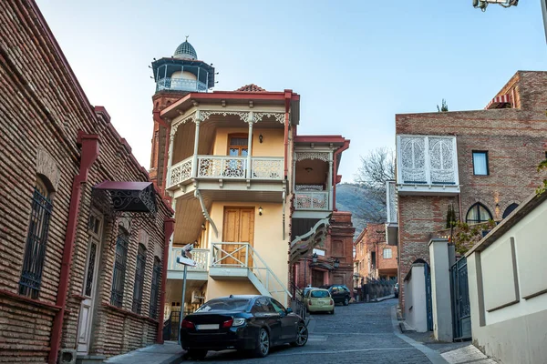 Tiflis, capital de Georgia. Famoso en todo el mundo Tiflis — Foto de Stock