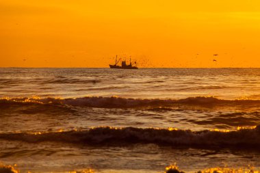 Seiner üzerinde bir Karadeniz, Poti, Gürcistan