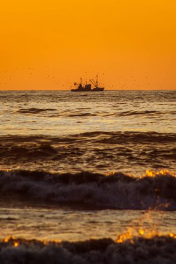 Seiner üzerinde bir Karadeniz, Poti, Gürcistan