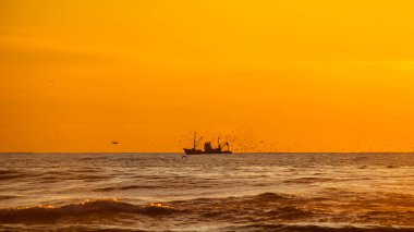 Seiner üzerinde bir Karadeniz, Poti, Gürcistan