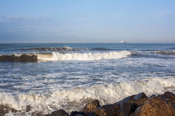 Морської хвилі, Чорне море, поті в Грузії узбережжя — стокове фото