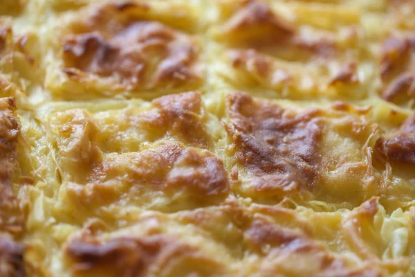 Ахма, пирог с сыром, лазанья с сыром, хачапури — стоковое фото