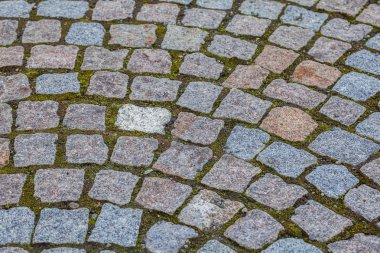 Taş blok sorunsuz dokusu, yolun yayalar için