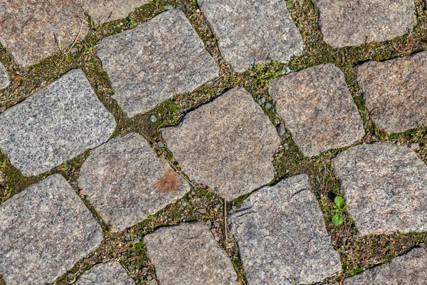 Каменный блок бесшовная текстура, дорога к пешеходам — стоковое фото