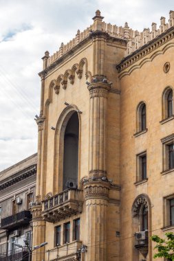 Güzel süs balkon, Tiflis bilim evde, Georgia