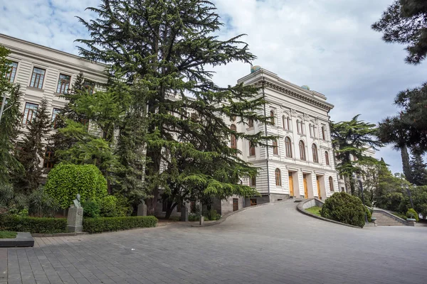 Vista de la Universidad Estatal de Tiflis, establecida en 1918 — Foto de Stock