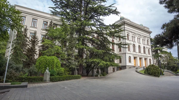 Вид Тбилисского государственного университета, основанного в 1918 году — стоковое фото