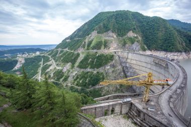 Enguri Hidroelektrik Santrali Hes.