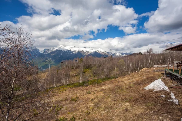 Красиві гори Сванеті гірському регіоні Грузії — стокове фото
