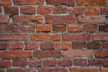 Kırmızı tuğla duvar deseninin arkaplanı