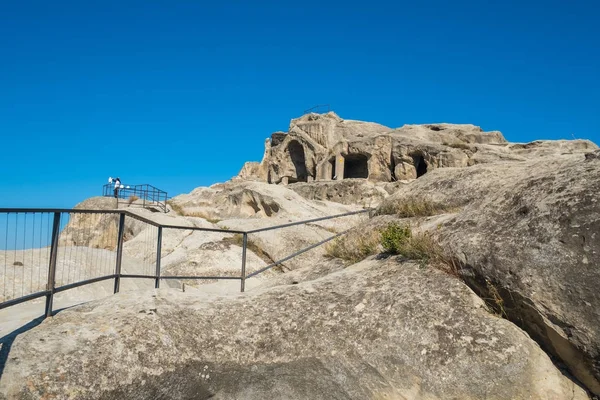 Kafkasya bölgesindeki eski mağara şehri Uplistsikhe, Gürcistan