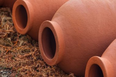 Gürcü geleneksel testi kvevri şarap açık