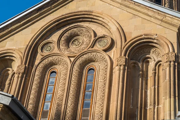 Svetitskhoveli Cathedral is Georgian Orthodox cathedral located — Stock Photo, Image