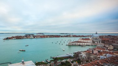Campanile di San Marco Venedik'ten panoramik manzaralı