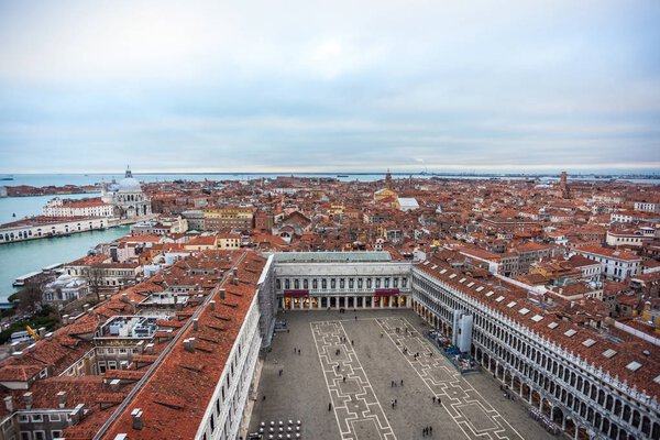 Panoramic view of Venice from the Campanile di San Marco