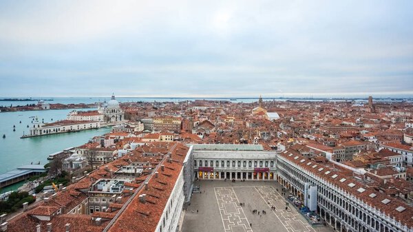 Panoramic view of Venice from the Campanile di San Marco