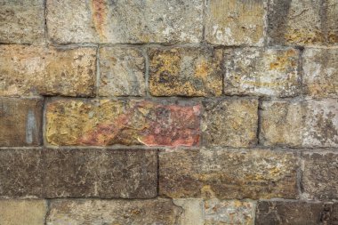 Taş duvar mağara kaya yaptı arka plan duvar