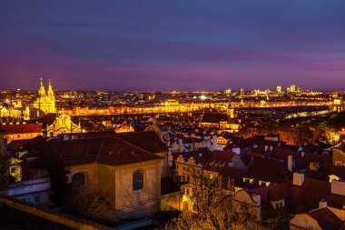 güzel bir akşam, Çek Cumhuriyeti, Prag şehir manzarası