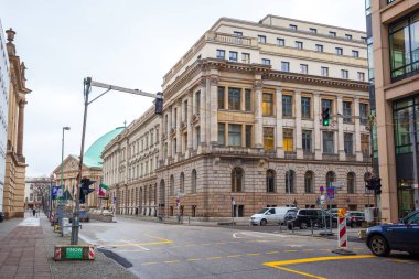 19.01.2018 - sokak ve Restored evleri de Berlin, Almanya