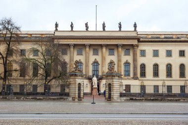 19.01.2018 Berlin, Almanya - Berlin Humboldt Üniversitesi ben