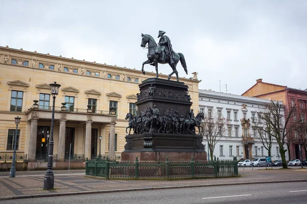 Statua equestre Federico Magno a Berlino Germania — Foto Stock