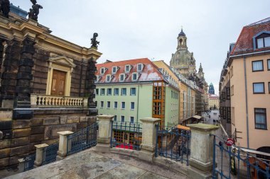 22.01.2018 Berlin, Almanya - antik tarihi semti ve Viyadükler