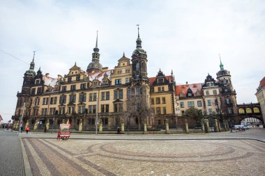 22.01.2018 Dresden; Almanya - kutsal Trin Dresden Katedrali