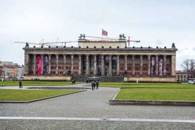 25.01.2018 Berlin, Almanya - Altes Museum bina