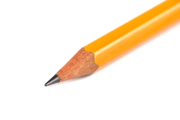 Дивовижний ізольований олівець на чисто білому тлі . — стокове фото