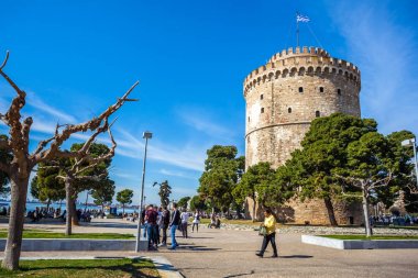 10.03.2018 Thessaloniki, Yunanistan - Thessalonik Beyaz Kule