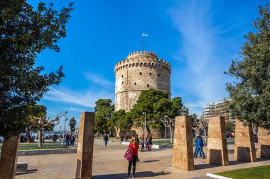 10.03.2018 Thessaloniki, Yunanistan - Thessalonik Beyaz Kule