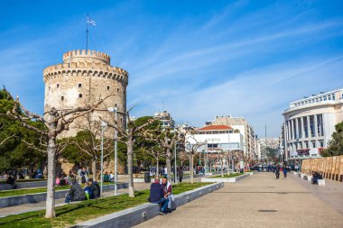 10.03.2018 Thessaloniki, Yunanistan - Thessalonik Beyaz Kule