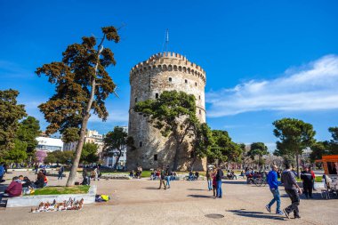 10.03.2018 Thessaloniki, Yunanistan - Thessalonik Beyaz Kule