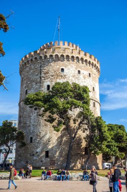 10.03.2018 Thessaloniki, Yunanistan - Thessalonik Beyaz Kule