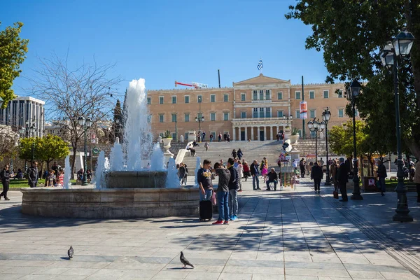 11.03.2018 Αθήνα, Ελλάδα - το Προεδρικό Μέγαρο, την επίσημ — Φωτογραφία Αρχείου