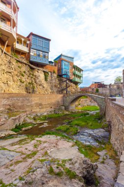 Eski kasaba Tiflis, Gürcistan, Abanotubani mimarisi