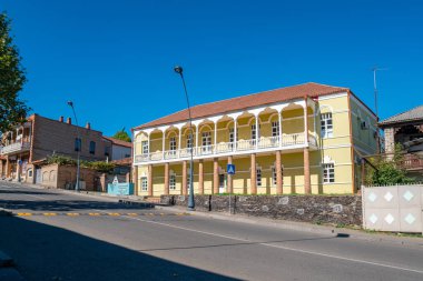 Telavi, Gürcistan - 07.10.2019: Teknoloji Parkı Telavi Evi.