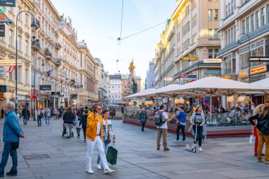 Viyana, Avusturya - 24,10.2019: Avrupa 'nın