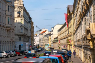 Viyana, Avusturya - 25.10.2019: Avrupa 'nın kentsel manzarası