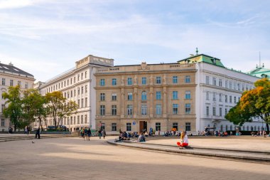 Viyana, Avusturya - 25.10.2019: Avrupa 'nın kentsel manzarası