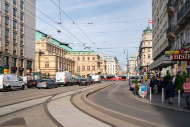 Viyana, Avusturya - 25.10.2019: Avrupa 'nın kentsel manzarası