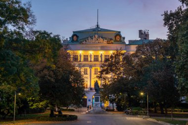 Viyana, Avusturya - 25.10.2019: Viyana Teknik Üniversitesi 
