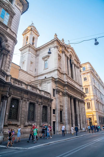 Roma, Italia - 27.10.2019: deiparae virginia semper immaculatae b — Foto Stock