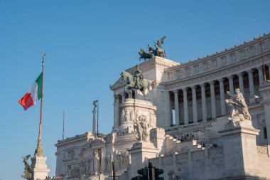 Ulusal anıtın manzarası Vittorio Emanuele Ii 'nin 