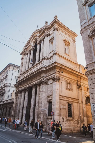 Roma, Italia - 27.10.2019: deiparae virginia semper immaculatae b — Foto Stock