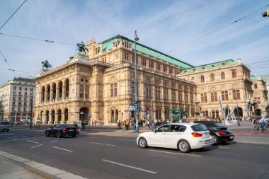 Viyana, Avusturya - 25.10.2019: Avrupa 'nın kentsel manzarası